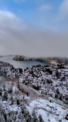 Pueblo nevado
