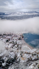 Pueblo nevado
