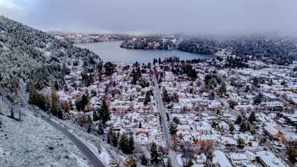 Pueblo nevado