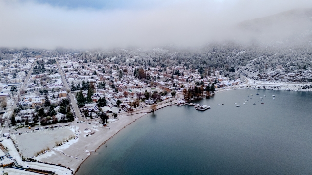 Pueblo nevado