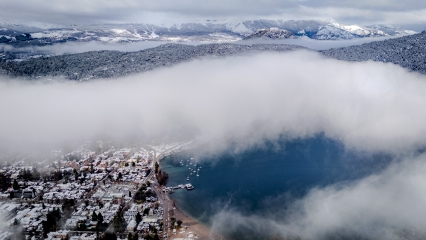 Pueblo nevado