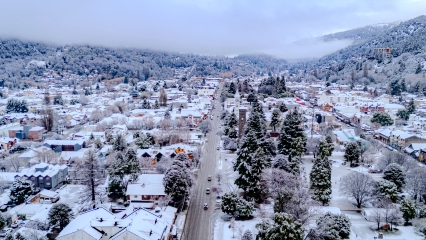Pueblo nevado