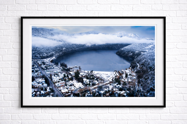 Pueblo nevado