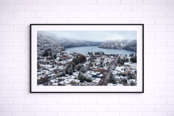 Pueblo nevado